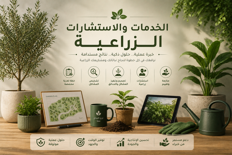 الخدمات والاستشارات الزراعية - Agricultural Services & Consultancy