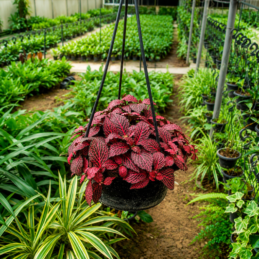 Fittonia (Red) - فيتونيا حمراء 🍁